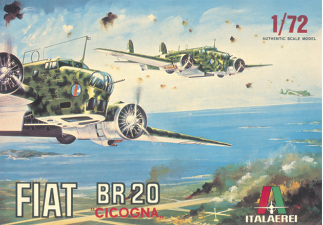 Fiat BR.20 Cicogna - 1:72 - Italaerei - 103