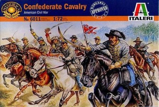 Confederate cavalry (American Civil War) - 1:72 - Italeri - 6011 - @
