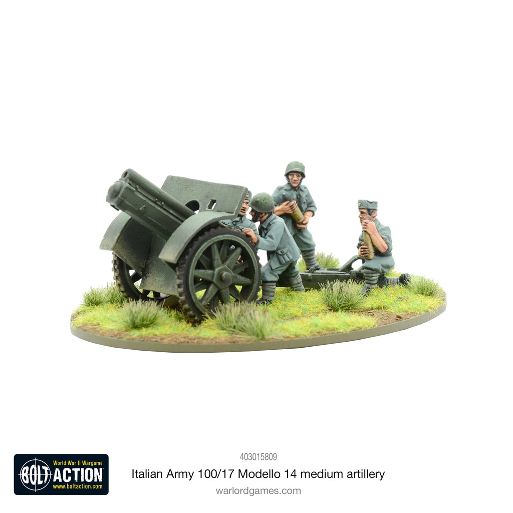 Italian Army 100/17 Modello 14 Medium Artillery - 28mm - Bolt Action - 403015809