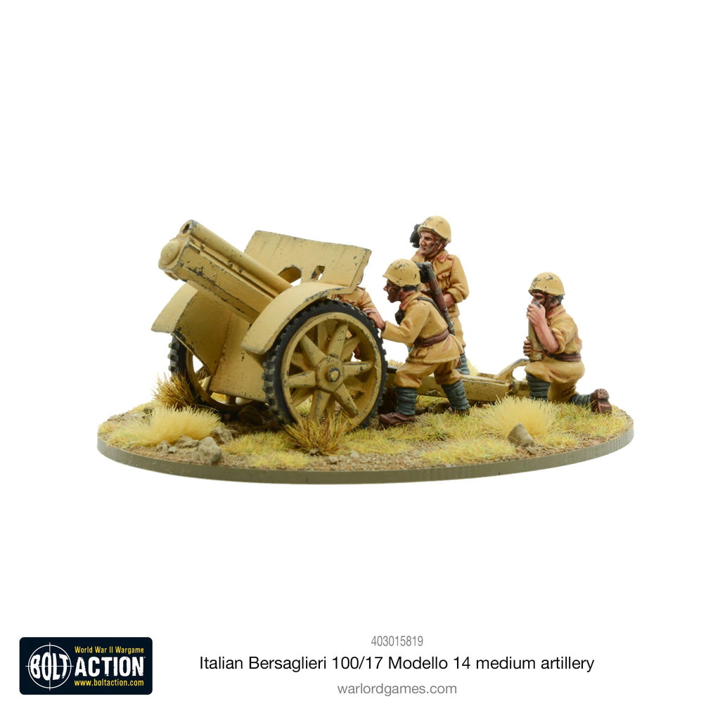 Italian Bersaglieri 100/17 Mod 14 Medium Artillery 28mm Bolt Action - 403015819