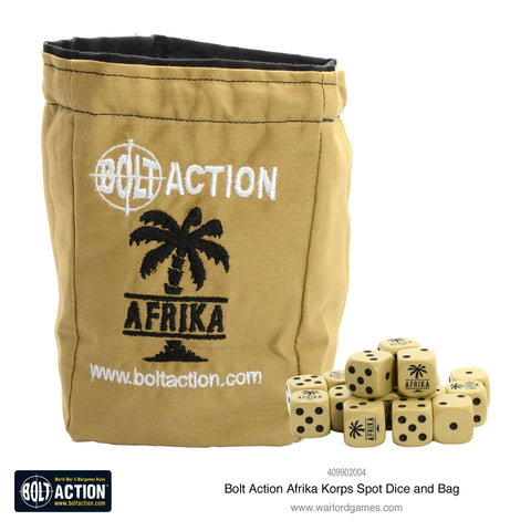 Afrika Korps D6 And Dice Bag - Bolt Action - 409902004