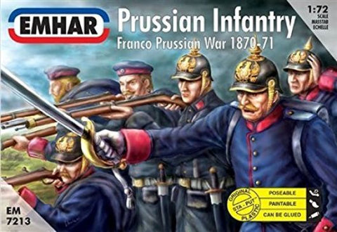 Prussian infantry Franco Prussian war 1870-71 - 1:72 - Emhar - 7213