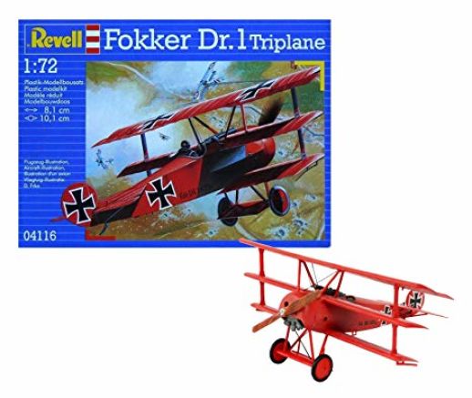 Fokker Dr. 1 triplane - 1:72 - Revell - 04116 - @