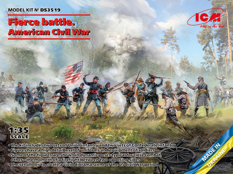 ICM - DS3519 - Fierce battle. American Civil War - 1:35
