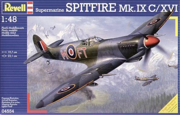 Supermarine SPITFIRE Mk.IX/XVI - 1:48 - Revell - 04554