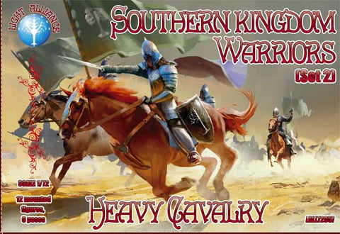 Southern Kingdom Warriors. Set 2. Heavy Cavalry - Dark Alliance - ALL72061 - 1:72