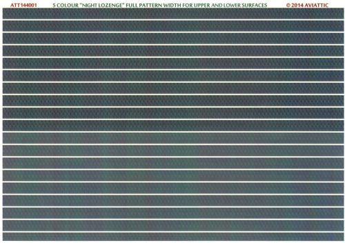 5 colour 'night lozenge' - 1:144 - Aviattic - ATT14401