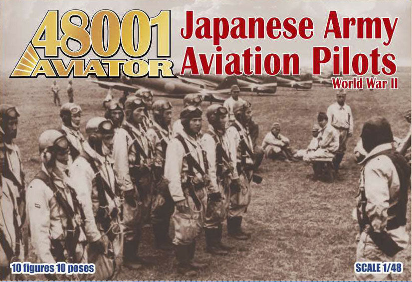 Imperial Japanese Army Aviation pilot figures - 1:48 - Aviator - AVI001