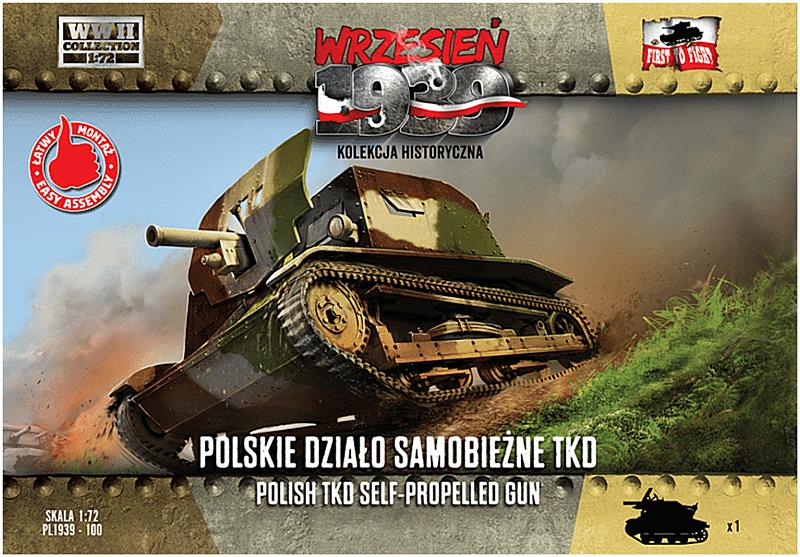 Polish TKD self-propelled gun - First To Fight Kits - FTF100 - 1:72