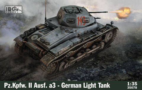 Pz.Kpfw.II Ausf.a3 - German Light Tank - IBG - IBG35078 - 1:35