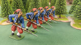 ACW SET 50 AMERICAN CIVIL WAR ZOUAVES PAINTED MINIATURES