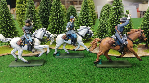 CONFEDERATE CAVALRY - 1/32 - AMERICAN CIVIL WAR  - ACW SET 63