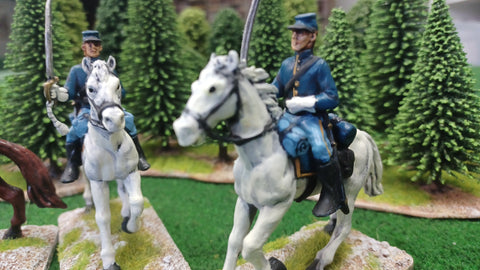 ACW SET 69 AMERICAN CIVIL WAR UNION CAVALRY 54MM 1/32