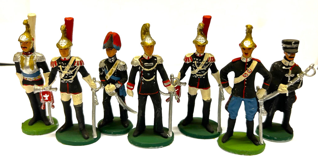 Corazzieri Italiani x 7 - 1:35 - Formaplast - Vintage '60
