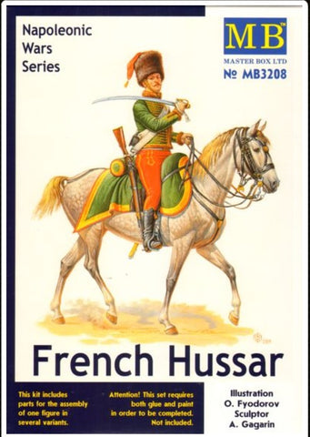 French Hussar Napoleonic Wars Series - Master Box 3208 - 1:32-@