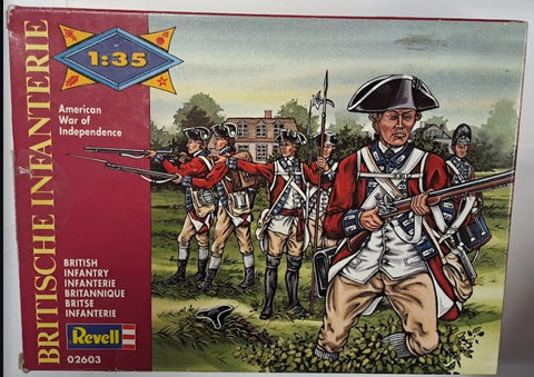 ARW American War Of Independence 1/32 miniatures Revell 02603 British Infantry @