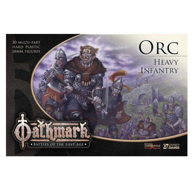 Orc Heavy Infantry - 28mm - Oathmark - OAKP205