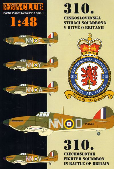 310.CS Fighter Sqn in Battle of Britain - 1:48 - Plastic Planet Club - PPD-48001