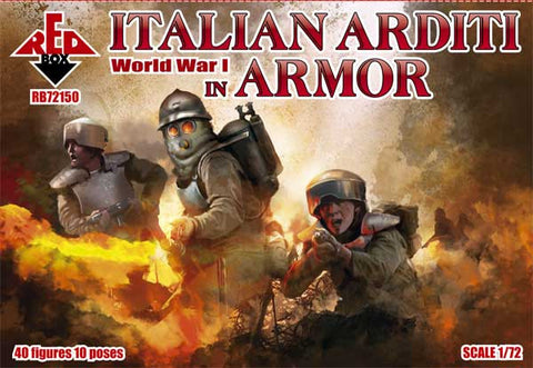 Italian Arditi in armor WWI - 1:72 - Red Box - 150