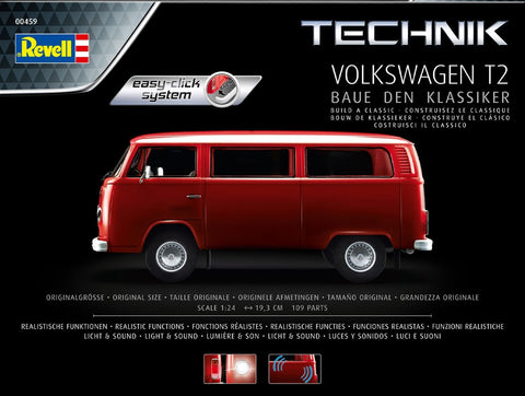 Volkswagen T2 Bus - Easy-Click Technik - Revell - RV00459 - 1:24
