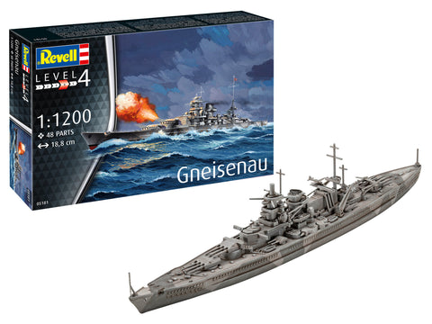 Battleship Gneisenau - 1:1200 - Revell - 5181