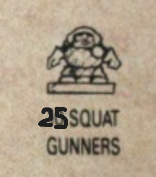 Squat Gunners (x25) - 6mm - Epic