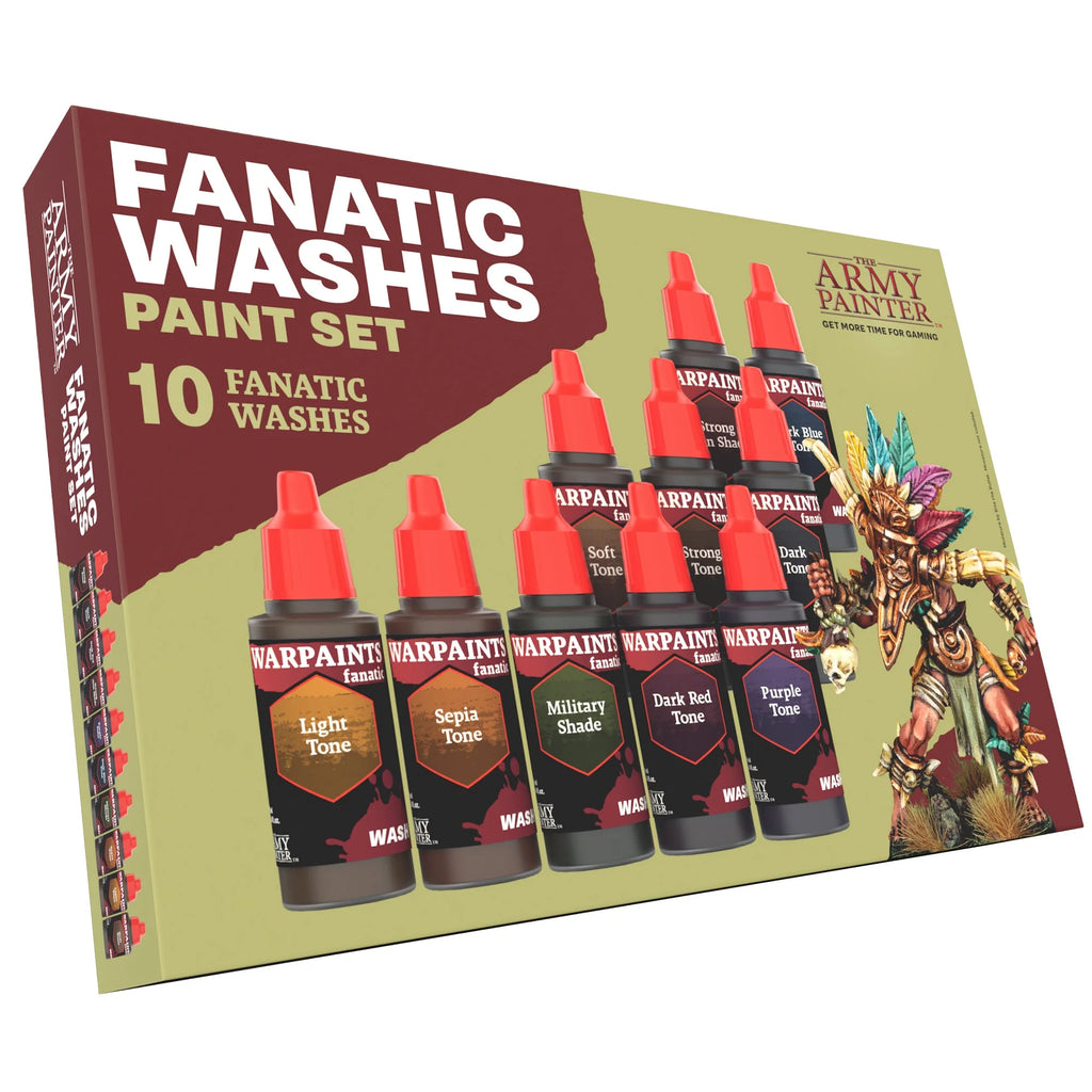 Warpaints Fanatic Washes Paint Set - Army painter - WP8068