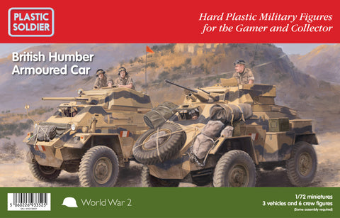 British Humber Armoured Car - 1:72 - Plastic Soldier - WW2V20037