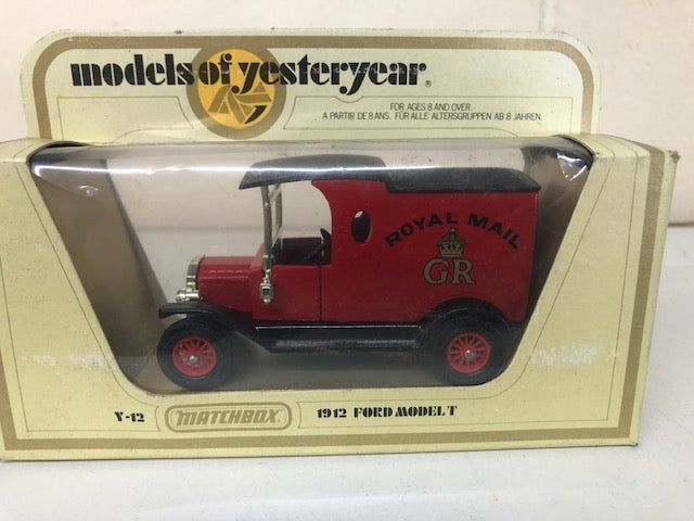 1912 Ford T Royal Mail (in red) - Matchbox - Y-12R