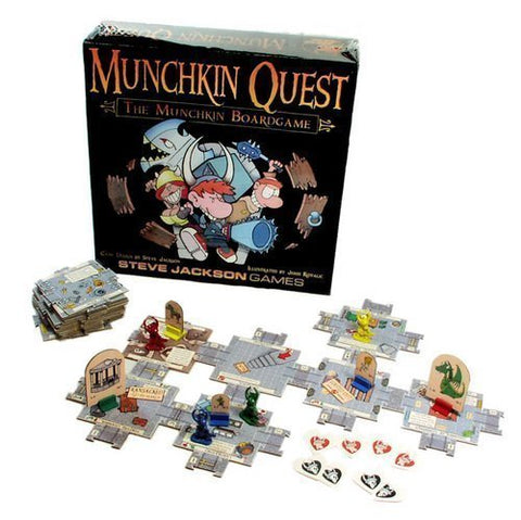 Munchkin Quest - Il gioco da tavolo - Steve Jackson games - Raven - Boardgame