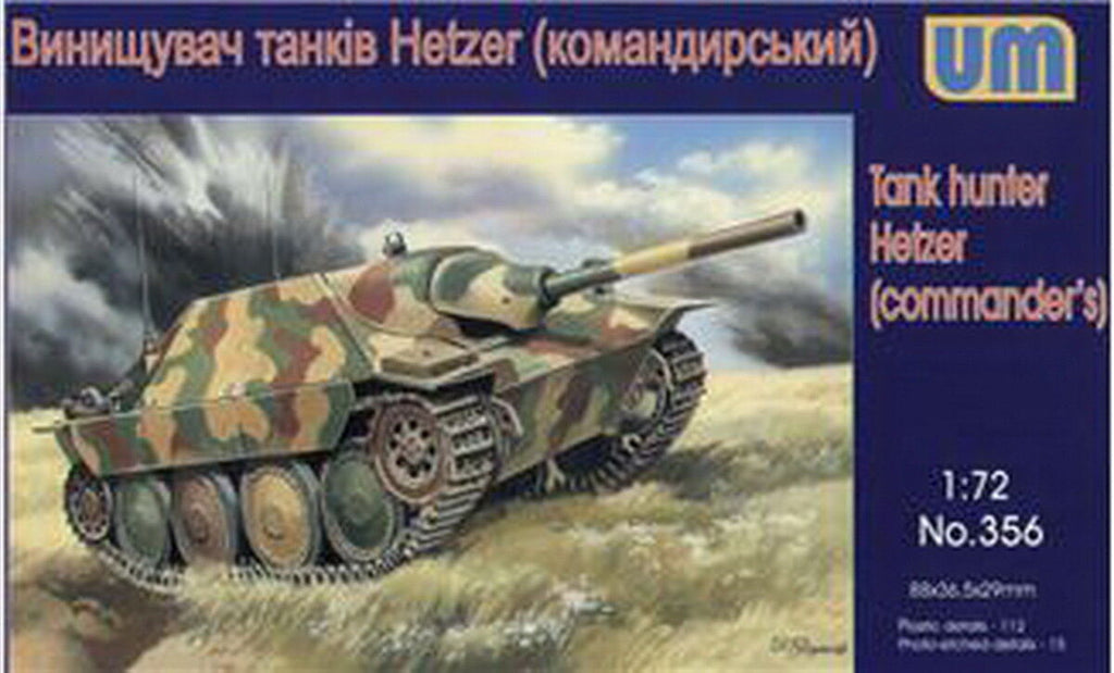 Tank hunter Hetzer (commander's) - 1:72 - UM - 356