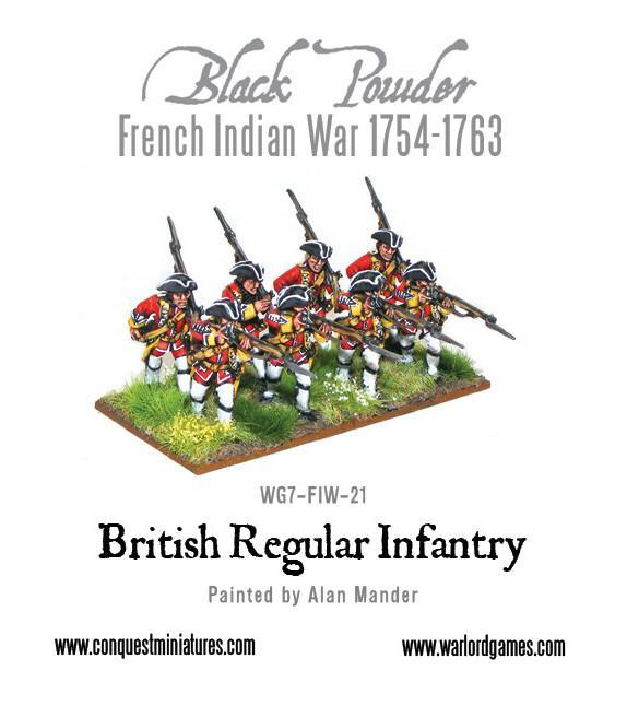 British regular infantry FIW - 28mm - Black Powder - WG7-FIW-21