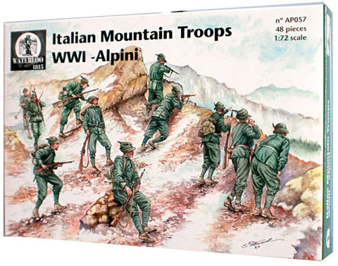 Italian mountain troops WWI - Alpini - 1:72 - Waterloo 1815 - AP057 - @