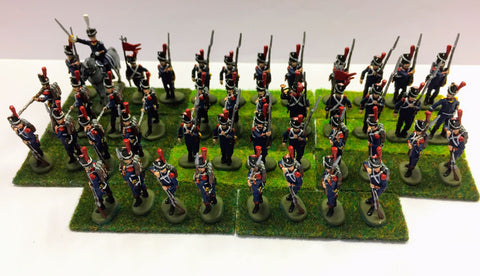 French Carabiniers x 44 - 1:72 - Hat - 8220 - (HIGH PAINTED)