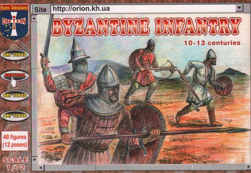 Orion - 72044 - Byzantine infantry 10-13 century - 1:72