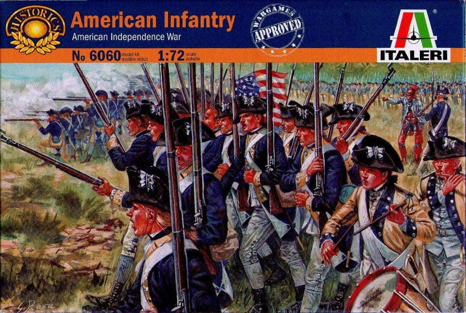 American infantry (American Independence War) - Italeri - 6060 - 1:72