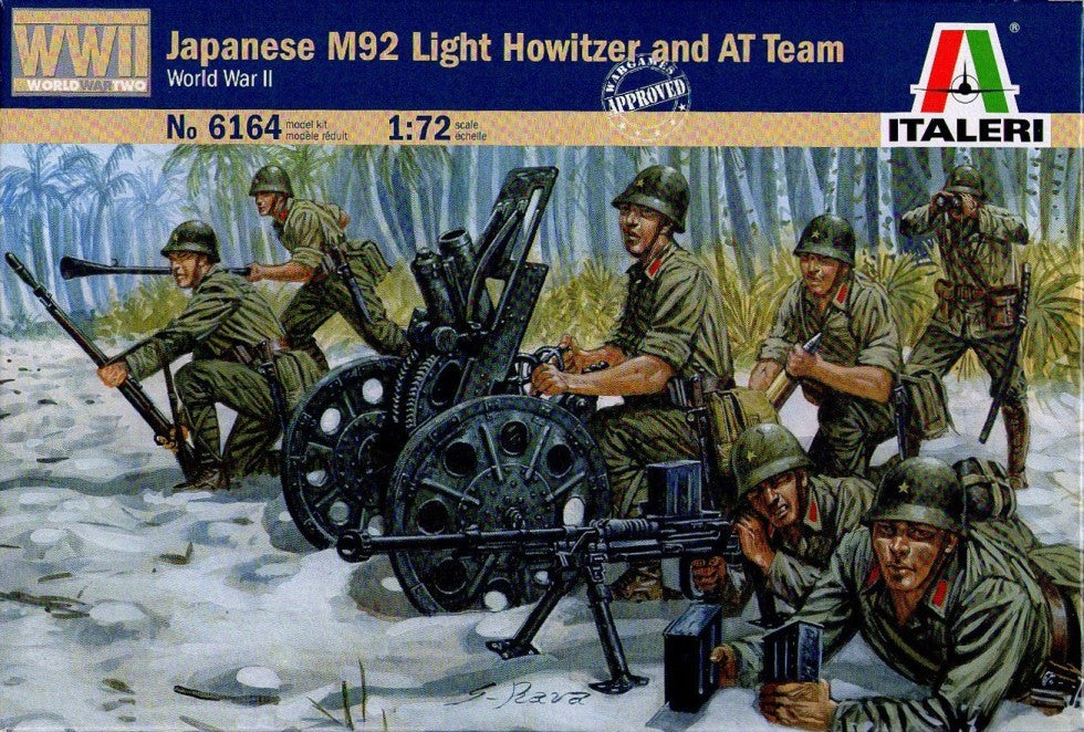 Japanese M92 light howitzer and AT team (World War II) - 1:72 - Italeri 6164 @