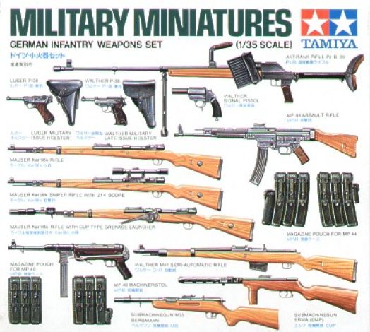 Tamiya 35111 - German Small Arms set - 1:35