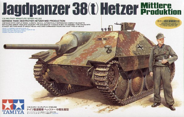 Tamiya 35285 - Jagdpanzer 38(t) 'Hetzer' Mid Productio - 1:35