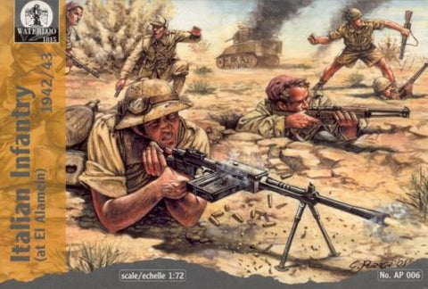 Italian infantry (at El Alamein) 1942-43 - 1:72 - Waterloo 1815 - AP006