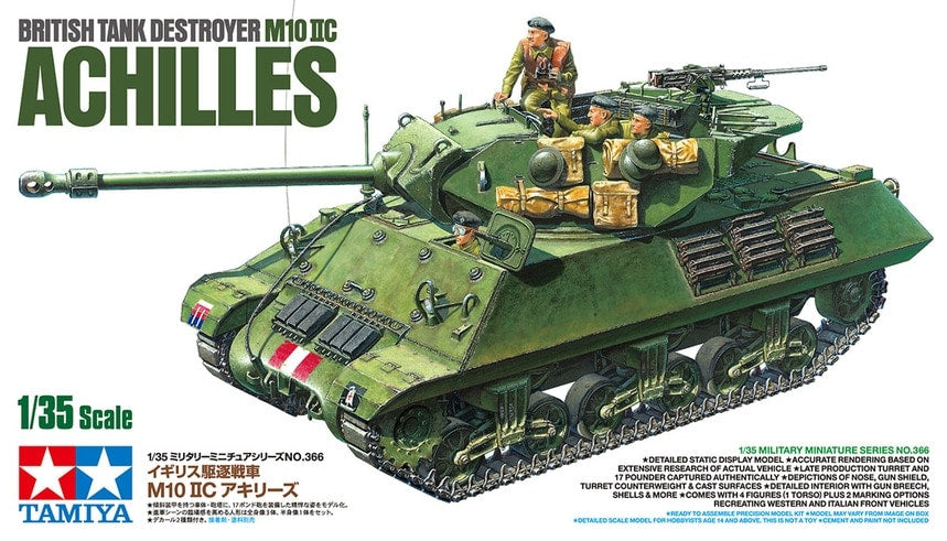 Tamiya 35366 - M10 IIC Achilles British Tank - 1:35