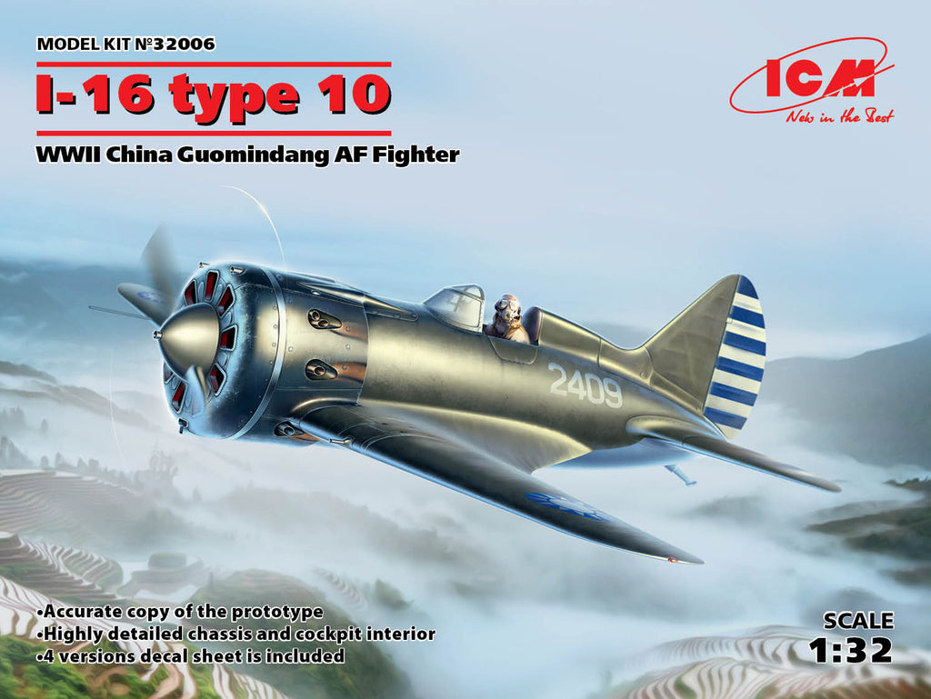 ICM ICM32006 - Polikarpov I-16 type 10 - 1:32