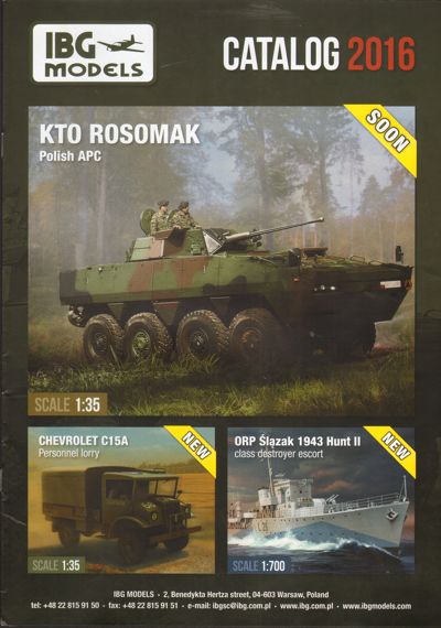 IBG - CATIBG16 - IBG Models 2016 Catalogue