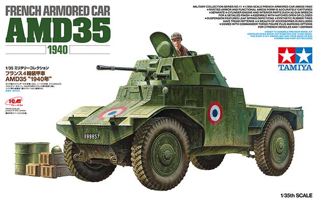 Tamiya - 32411 - Panhard 178 AMD-35 (ex ICM) - 1:35