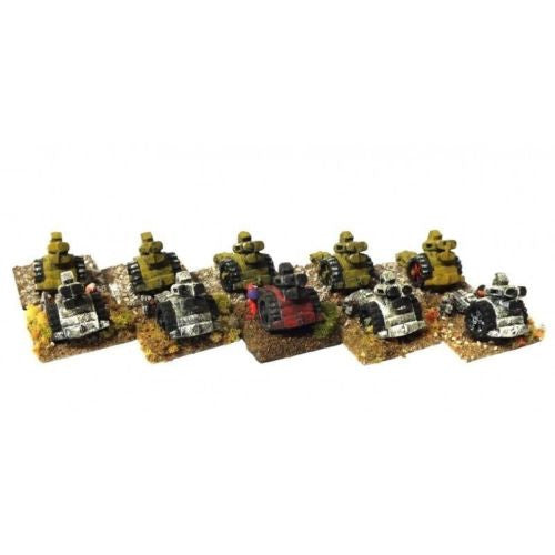 Squat thud gun battery (x10) - 6mm - Epic - PAINTED