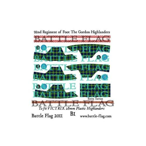 Battle Flag - Gordon Highlanders, 92nd Regiment of Foot (Napoleonic) - 28mm