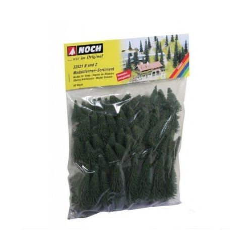 Model fir trees (40-100 mm-50 item) - Noch - 32521