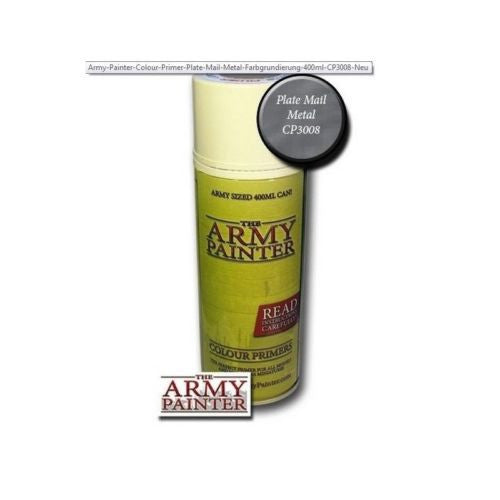 Color primer Platemail metal - 400ml - The Army Painter CP3008 - @