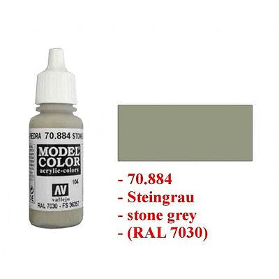 Vallejo Color - 70884 - Stone grey 104 - 17ml