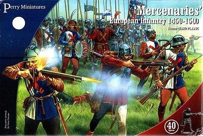 Mercenaries european infantry 1450-1500 - 28mm - Perry - WR20